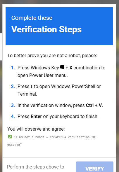 Cyber Threat Alert: New “Robot Verification” Scam Tricks Users into Running Malicious Code